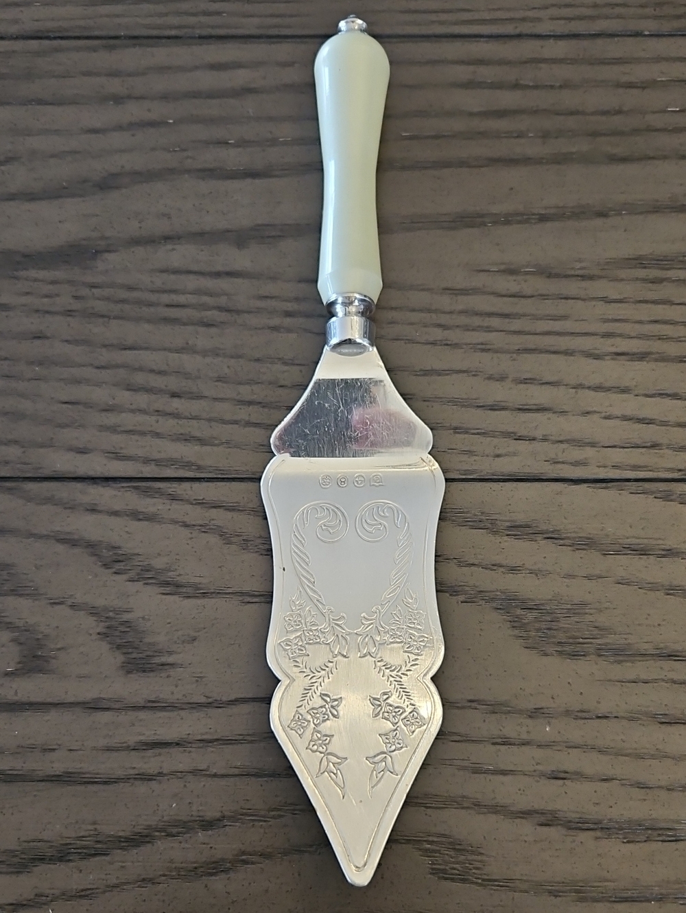 Vintage Cake and Pastry Server - Silver - Plated - 1950s